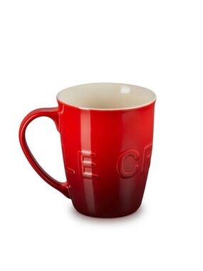 Le Creuset Extra-Large Logo Mug Set of 2 Cerise